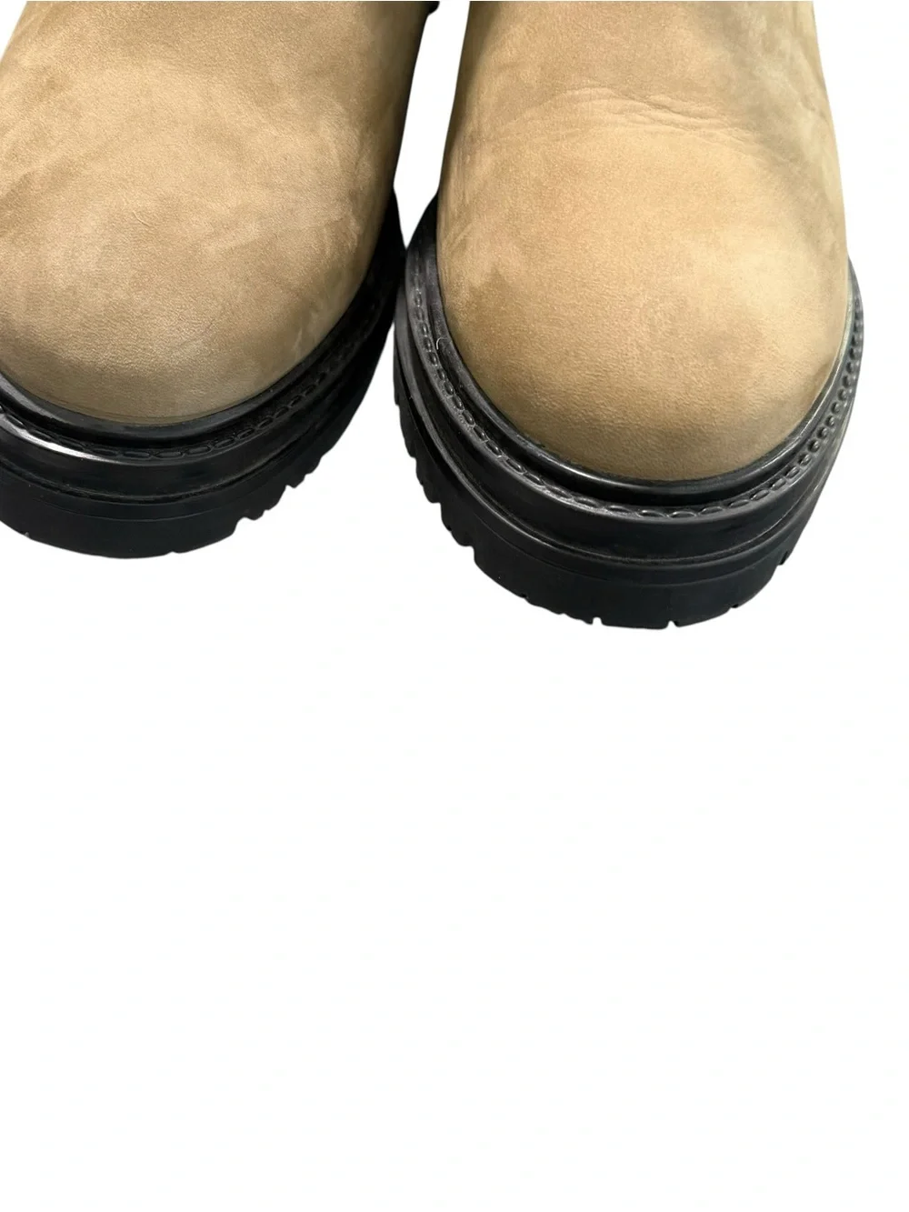 Jenni Kayne Brooklyn Lug-Sole Olive Green Chelsea Ankle Boots Booties